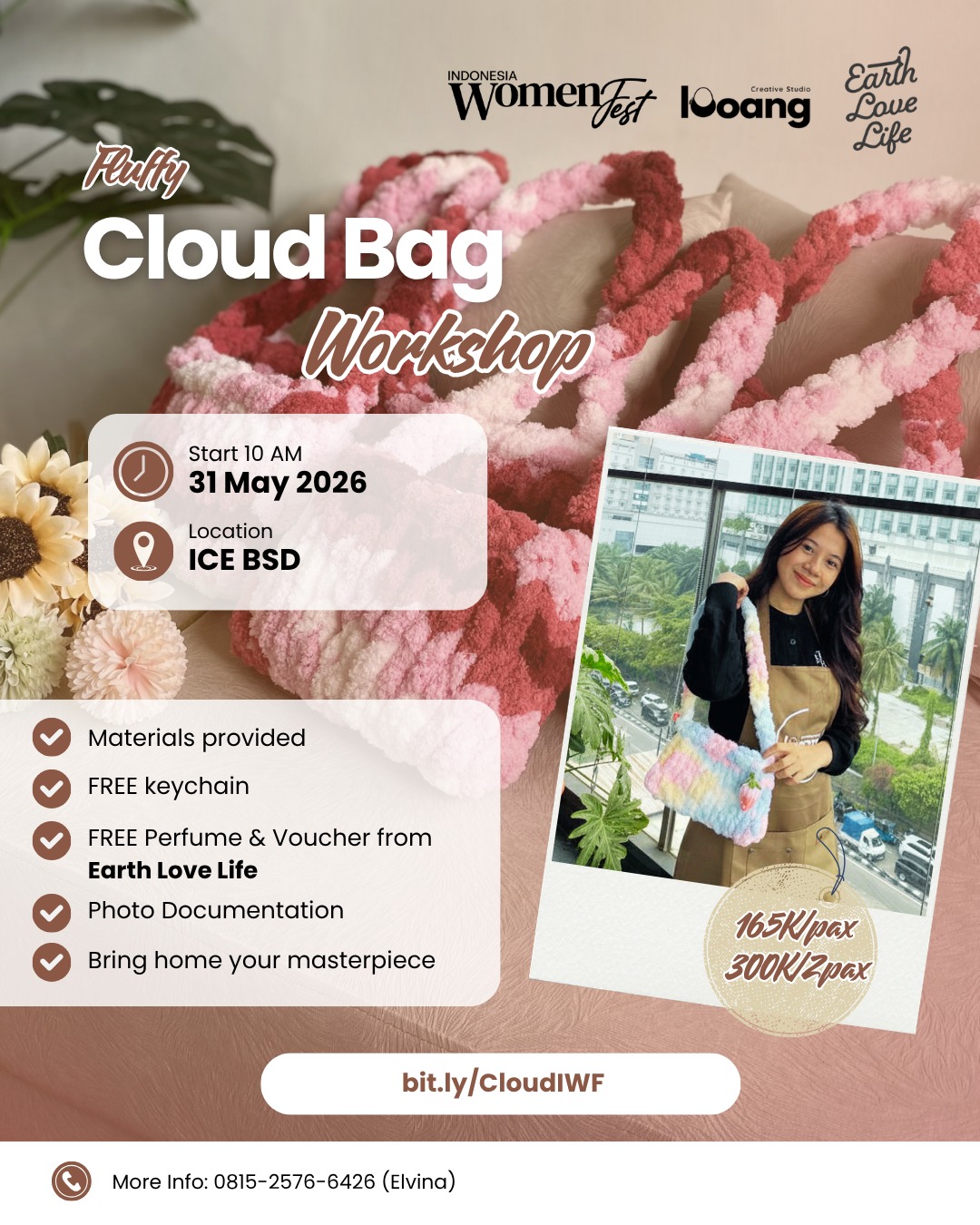 Fluffy Cloud Bag Workshop by LOOANG