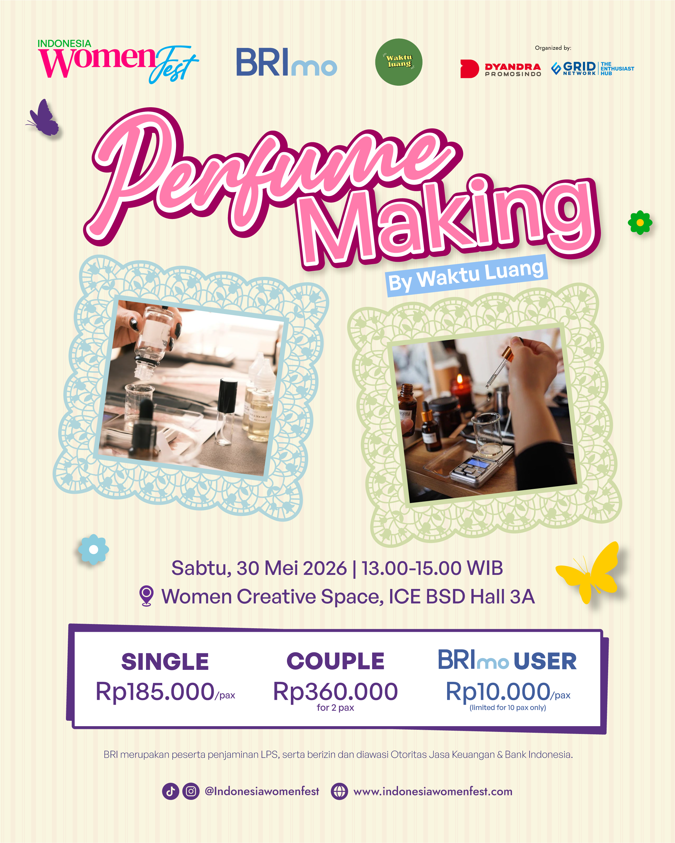 Women Creative Space: Perfume Making by Waktu Luang