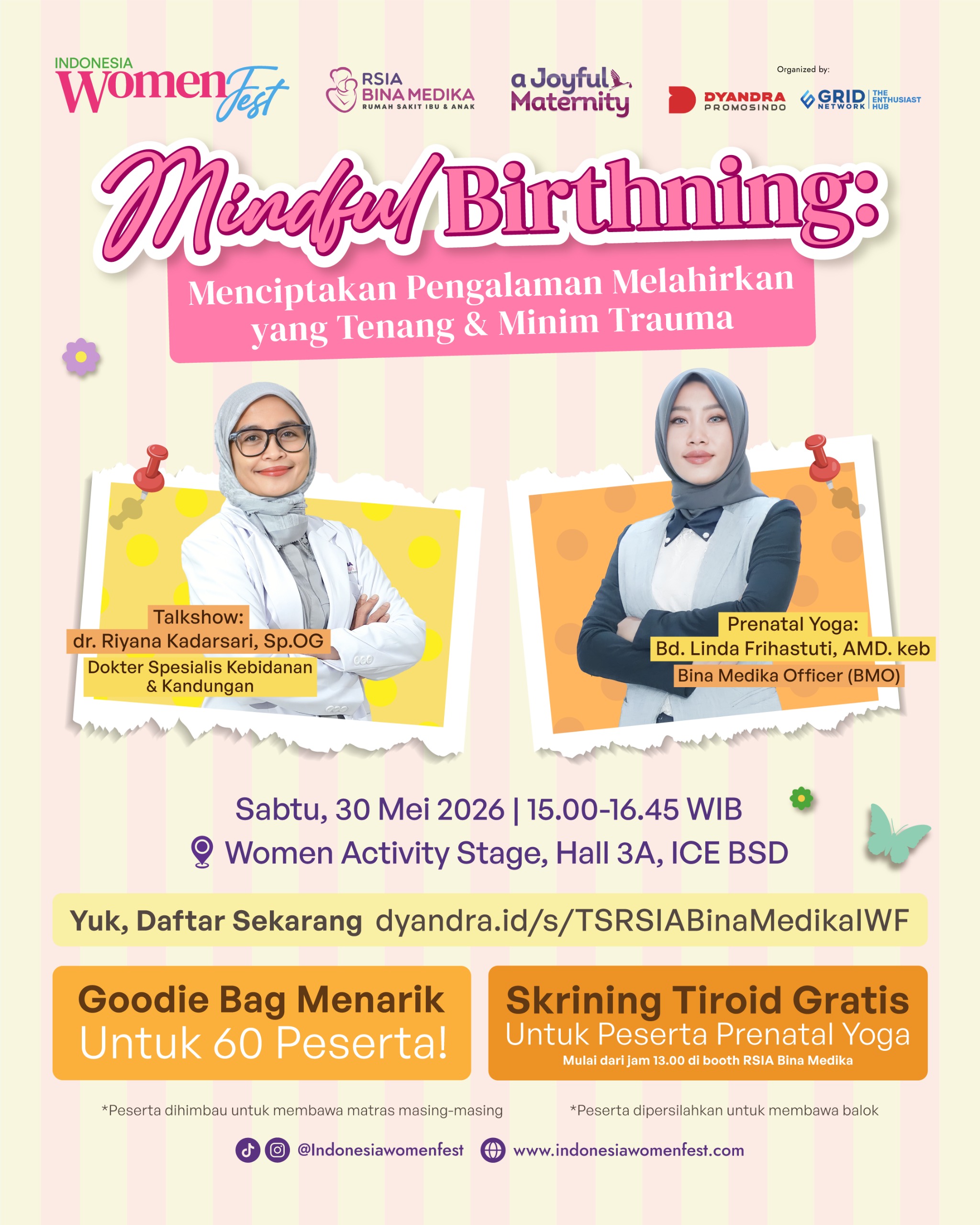 Talkshow & Prenatal Yoga by RSIA Bina Medika
